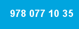 978 077 10 35 978 077 10 35